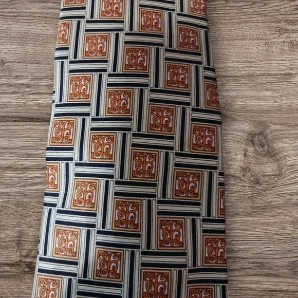 Pronto-uomo & Lanvin set of 2 ties abstract design silk necktie ties